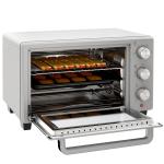 Mini Forno Elétrico 21L 1400W com Temporizador até 60min e Temperatura Ajustável até 230℃ 46x38,5x29 cm Prata