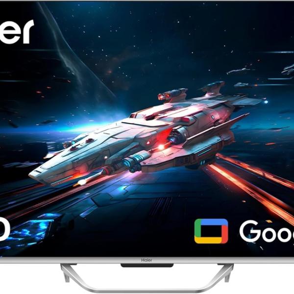 Smart TV 50 H50Q800UX QLED 4K Ultra HD Wi - Fi (Preto) - HAIER