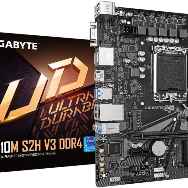 Motherboard Gigabyte H610M S2H V3 DDR4 Socket 1700 Micro ATX Cpu 14th 13th 12th