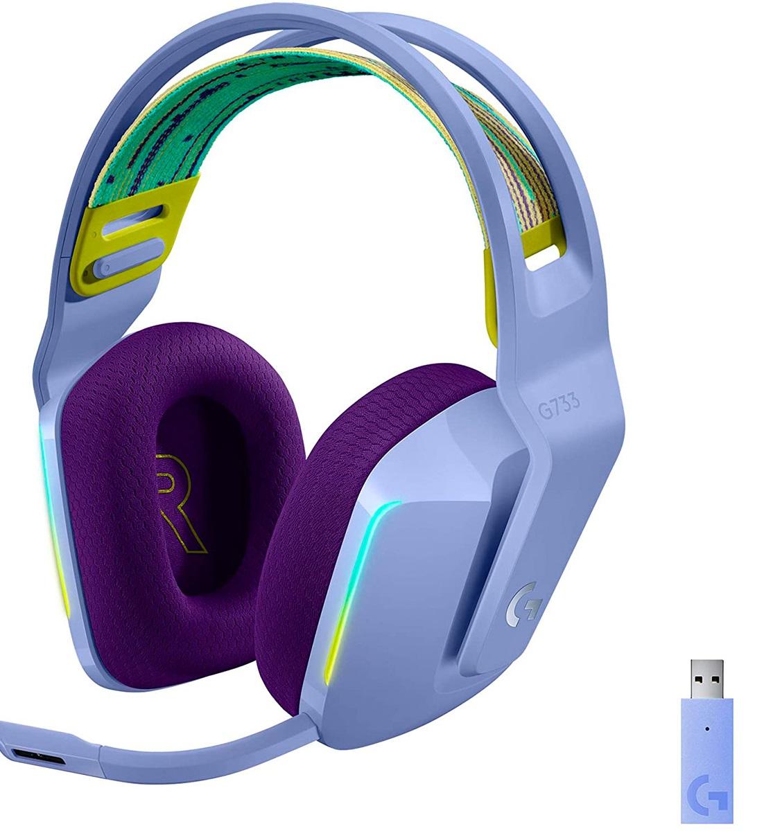 Headset G733 Lightspeed Wireless RGB Gaming (Lilás) - LOGITECH