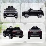 Carro Elétrico para Crianças Carro Audi Q8 Etron Sportback Infantil 12V Faróis Buzina e Música 98x49,5x43 cm Preto