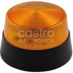 Lampada LED Strobe/Flash 12V - Cor Laranja