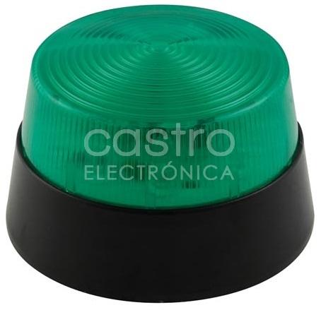 Lampada LED Strobe/Flash 12V - Cor Verde