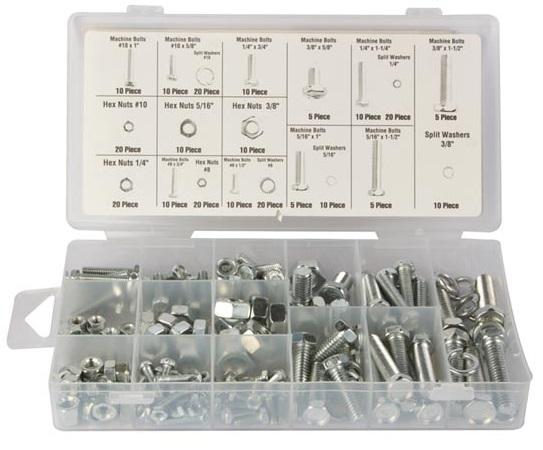 Emb. 240pcs de Porcas e Parafusos - VELLEMAN