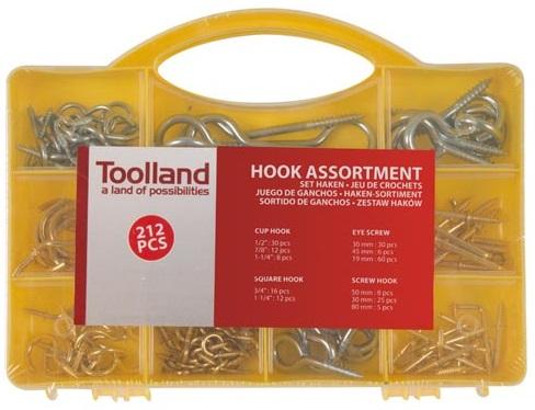 Mala com Ganchos (212pcs) - Toolland