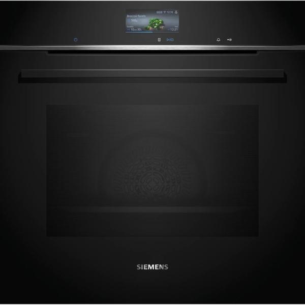 Forno Encastre iQ700 Pirolítico+Hidrolítico 71L (Preto) - SIEMENS