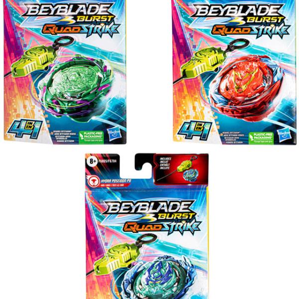 Beyblade Pião e Lançador Quadstrike Sort. - HASBRO