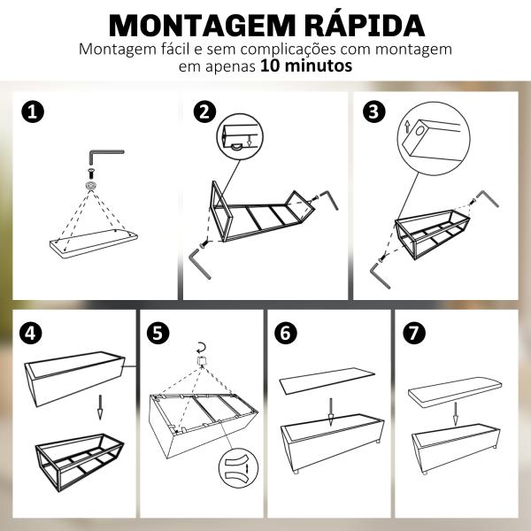 Banco de Arrumação Capacidade de 84 L Estofado em Veludo Banco Pé de Cama para Dormitório 112x42x40 cm Cinza