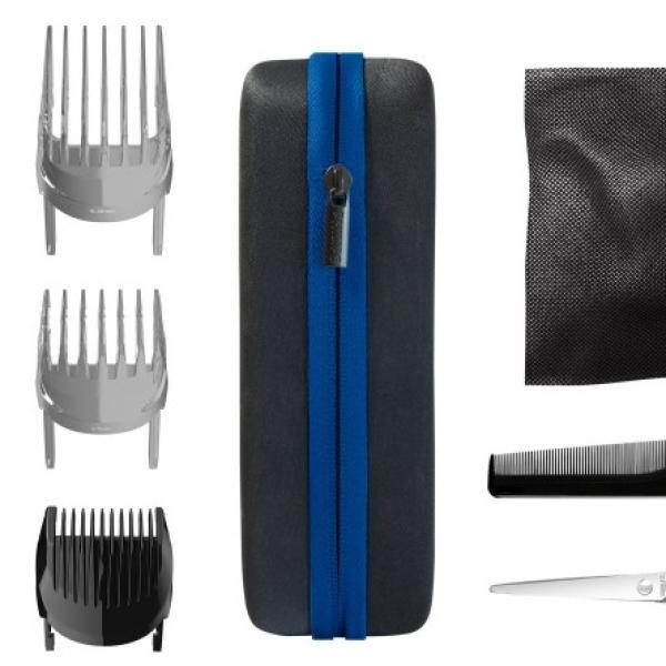 Aparador de Cabelo HC7650 c/ Pente Barba + Kit Barbeiro e Bolsa - PHILIPS