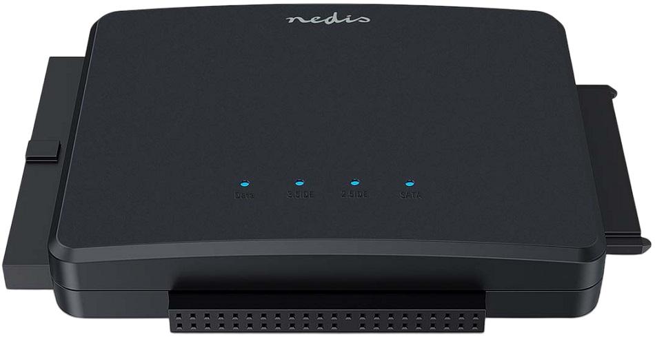Adaptador Disco Rígido USB 3.2 Gen1 - IDE + SATA 2,5/3,5 - NEDIS