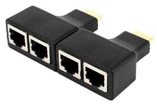 Extensor HDMI via UTP CAT5E/6 RJ45 até 30 mts