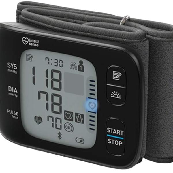 Monitor de Pressão Arterial de Pulso Automático RS7 Intelli IT c/ Bluetooth (Preto) - OMRON