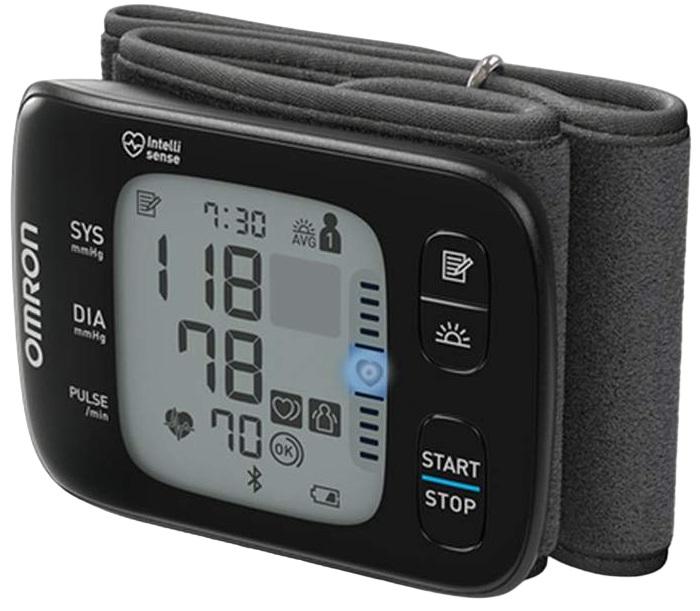Monitor de Pressão Arterial de Pulso Automático RS7 Intelli IT c/ Bluetooth (Preto) - OMRON