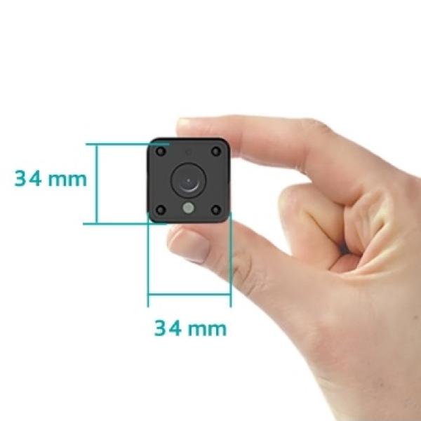 Mini Camara Oculta Wi - Fi 720p 4 LEDs IR c/ Bateria (Gravação Áudio/Video) - ISNATCH