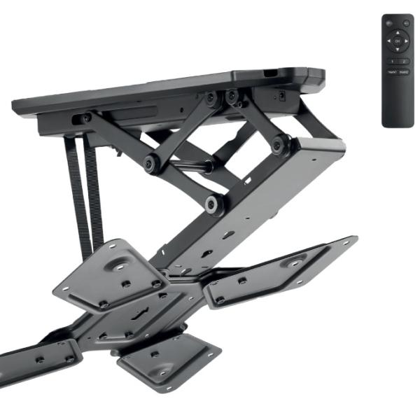 Suporte Tecto Motorizado SMART p/ TV LED - LCD - PLASMA 23~55 (Máx 30Kg) Comando e APP TUYA - JollyLine