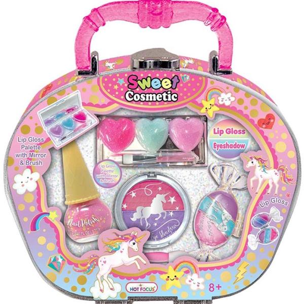 Set Cosmética Handy Vanity Unicorn - HOT FOCUS