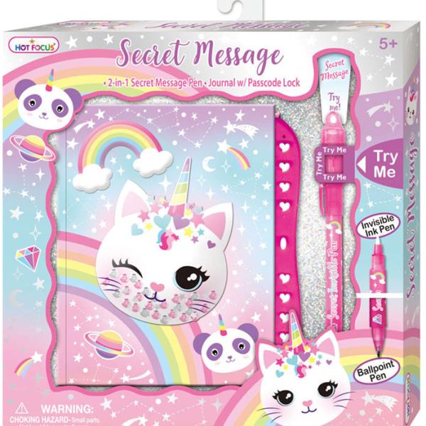 Caticorn Diário Mensagem Secreta - HOTFOCUS