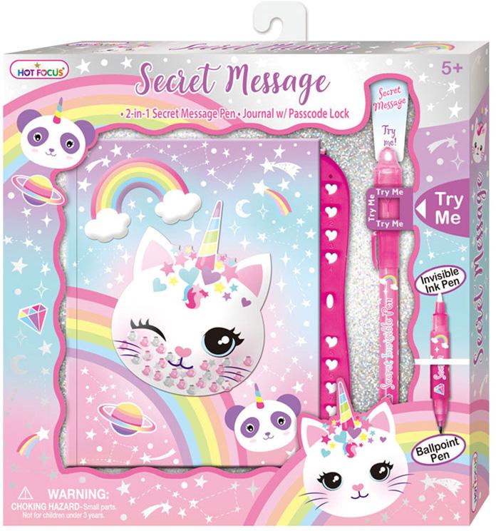 Caticorn Diário Mensagem Secreta - HOTFOCUS