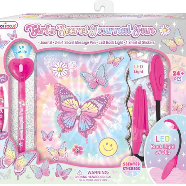 Butterfly Conjunto Diário Secreto 24 pcs - HOTFOCUS