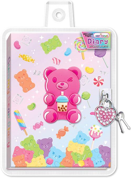 Diário com Aloquete Gummy Bear - HOTFOCUS
