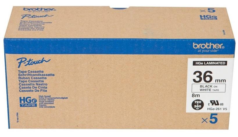 Pack 5x Fita de Alta Qualidade (8 mts/3,6cm) - BROTHER