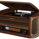 Gira Discos Retro (Castanho) - ROADSTAR