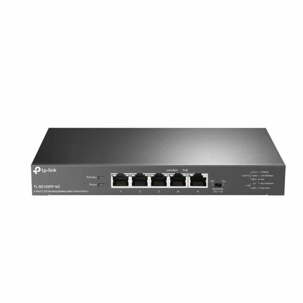 Switch TP - Link 5 Portas 2.5G 4 Portas