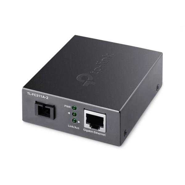 Conversor Media TP - Link Gigabit WDM TL - FC311A - 2, 1 Porta RJ - 45 10/100/1000 — Recondicionado