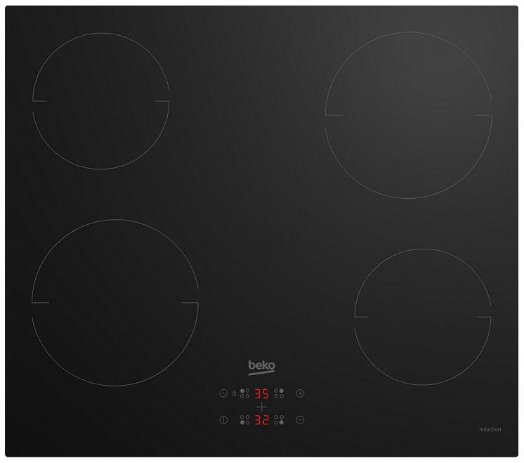 Placa de Indução HII 64401 MT 4 Zonas 7400W (Preto) - BEKO