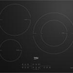 Placa de Indução 3 Zonas 7200W DUO (Preto) - BEKO
