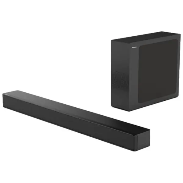 Soundbar + Subwoofer 2.1 Canais Bluetooth 240W HS2100 (Preto) - HISENSE