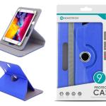 Capa Protetora Universal Azul para Tablet de 9'' - N-003 - Confortável, Resistente a Quedas e com Suporte Ajustável