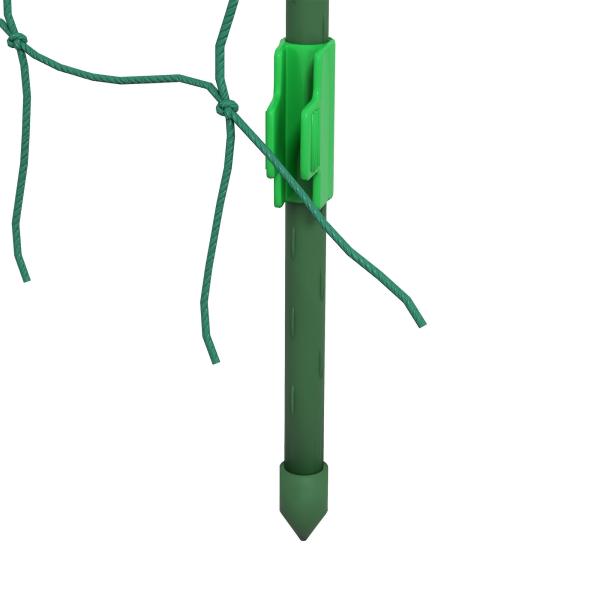 Arco para Plantas Trepadeiras 206 cm Estrutura de Jardim para Plantas Trepadoras ao Ar Livre com Estrutura de Aço Verde