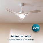 Ventoinha de Teto EnergySilence Aero 550 (Branco) - CECOTEC