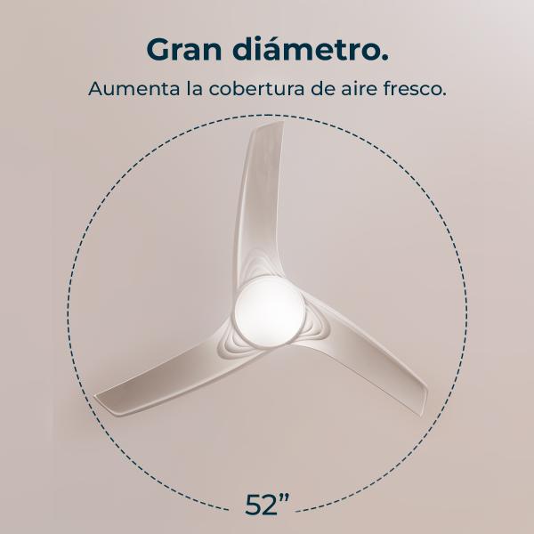Ventoinha de Teto EnergySilence Aero 550 (Branco) - CECOTEC