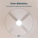 Ventoinha de Teto Energysilence Aero 5200 60W (Branco) - CECOTEC