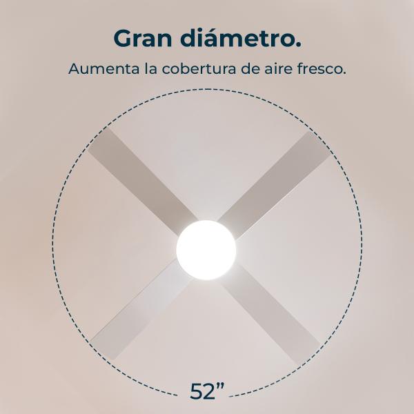 Ventoinha de Teto Energysilence Aero 5200 60W (Branco) - CECOTEC