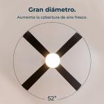 Ventoinha de Teto Energysilence Aero 5200 60W (Preto) - CECOTEC