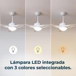 Ventoinha de Teto EnergySilence Aero 550 (Branco) - CECOTEC