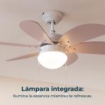 Ventoinha de Teto EnergySilence Aero 3600 Vision (Rosa) - CECOTEC
