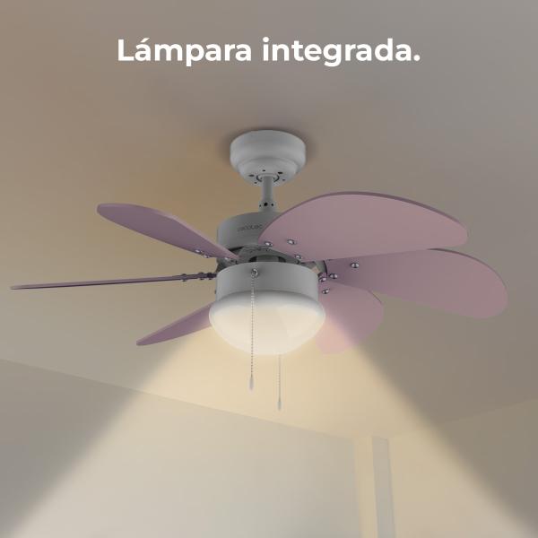 Ventoinha de Teto EnergySilence Aero 3600 Vision (Rosa) - CECOTEC