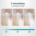 Ventoinha de Teto EnergySilence Aero 3600 Vision (Rosa) - CECOTEC