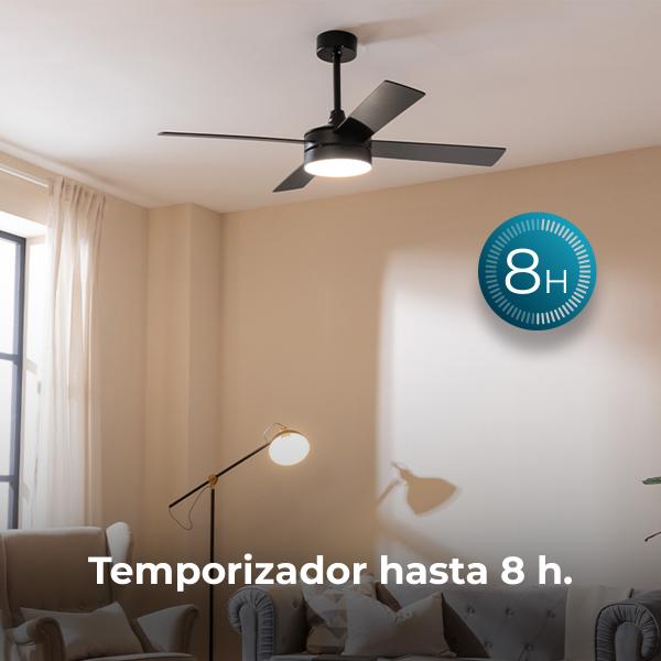 Ventoinha de Teto Energysilence Aero 5200 60W (Preto) - CECOTEC