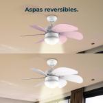 Ventoinha de Teto EnergySilence Aero 3600 Vision (Rosa) - CECOTEC