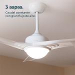 Ventoinha de Teto EnergySilence Aero 550 (Branco) - CECOTEC