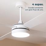 Ventoinha de Teto Energysilence Aero 5200 60W (Branco) - CECOTEC
