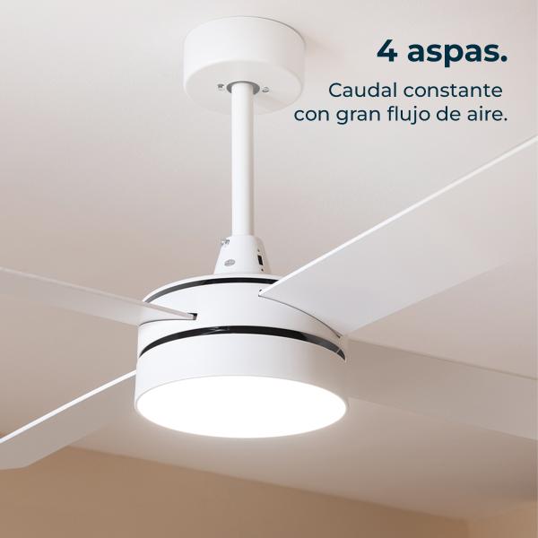 Ventoinha de Teto Energysilence Aero 5200 60W (Branco) - CECOTEC