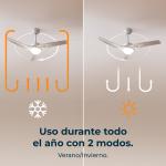 Ventoinha de Teto EnergySilence Aero 550 (Branco) - CECOTEC