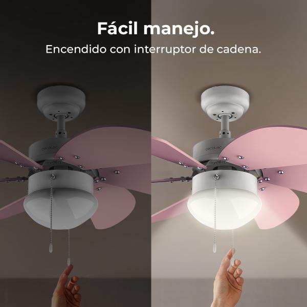 Ventoinha de Teto EnergySilence Aero 3600 Vision (Rosa) - CECOTEC