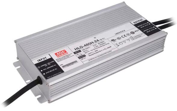 Fonte de Alimentação Industrial 24VDC 20A 480W (IP67) - MEAN WELL